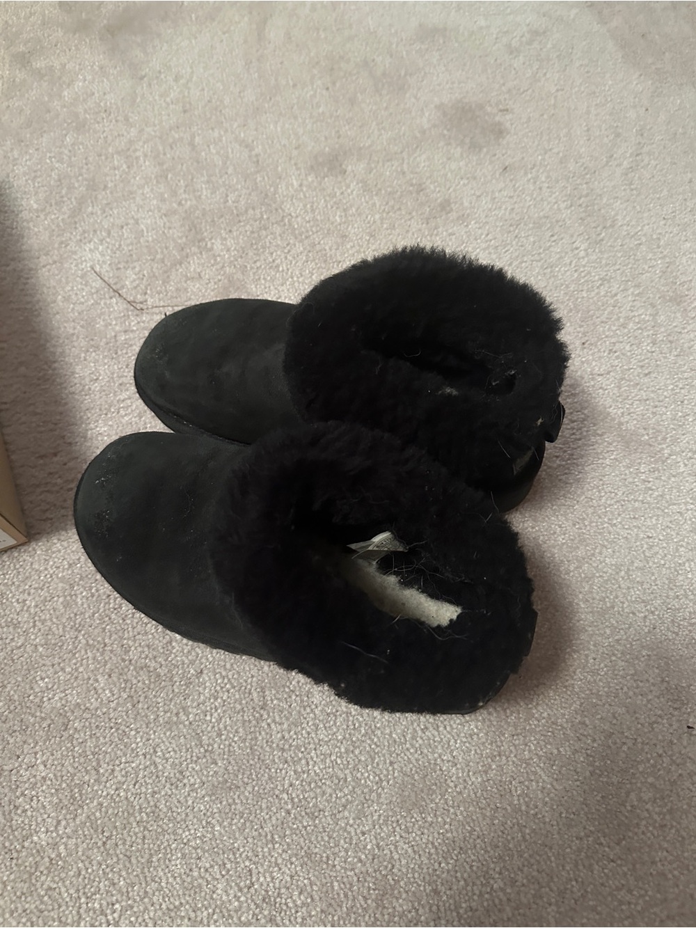 UGG black ankle bootie